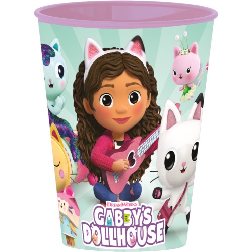 Gabby's Dollhouse Wonderland lonček, plastika 260 ml Gabby's Dollhouse Wonderland lonček, plastika 260 ml