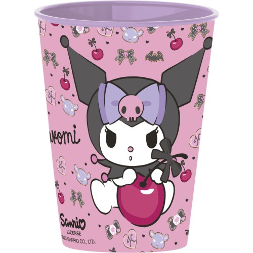 Hello Kitty Kuromi 260 ml plastičen lonček Hello Kitty Kuromi 260 ml plastičen lonček