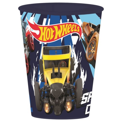 Hot Wheels modri ogenj lonček, plastika 260 ml