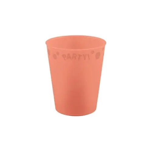 Party Pastel Salmon, barva lososa, mikro premium, 250 ml plastičen lonček 