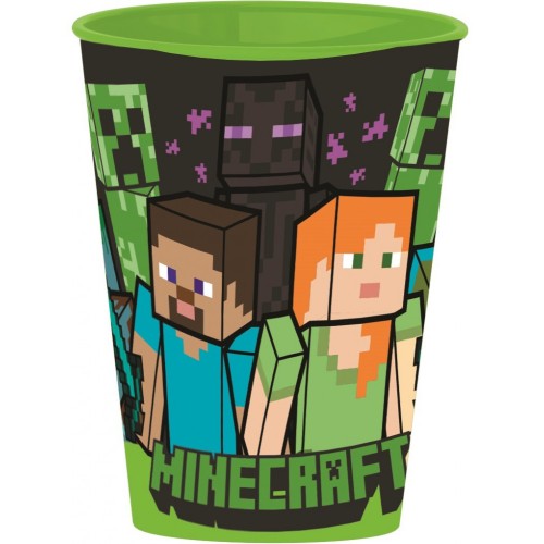 Minecraft lonček, plastičen 260 ml Minecraft lonček, plastičen 260 ml