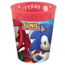 Sonic the Hedgehog Sega, 250 ml komplet 4 mikro premium plastičnih kozarcev Sonic the Hedgehog Sega, 250 ml komplet 4 mikro premium plastičnih kozarcev