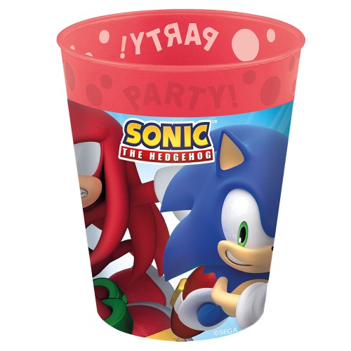 Sonic the Hedgehog Sega, 250 ml komplet 4 mikro premium plastičnih kozarcev Sonic the Hedgehog Sega, 250 ml komplet 4 mikro premium plastičnih kozarcev