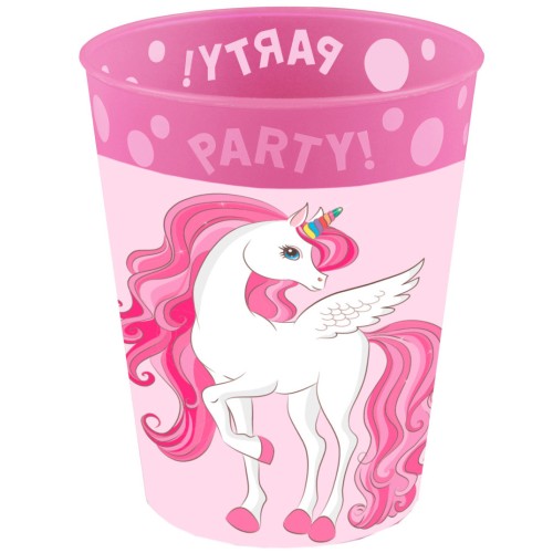 Unicorn Rainbow Colors, 250 ml komplet 4 mikro premium plastičnih kozarcev Unicorn Rainbow Colors, 250 ml komplet 4 mikro premium plastičnih kozarcev