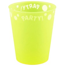 Party Micro Premium, fluorescentna rumena 250 ml plastičen lonček 