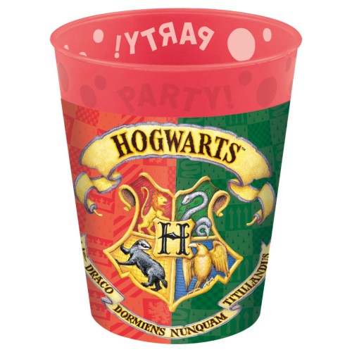 Harry Potter Hogwarts Houses mikro premium plastični lončki, komplet 4 kosov, 250 ml Harry Potter Hogwarts Houses mikro premium plastični lončki, komplet 4 kosov, 250 ml