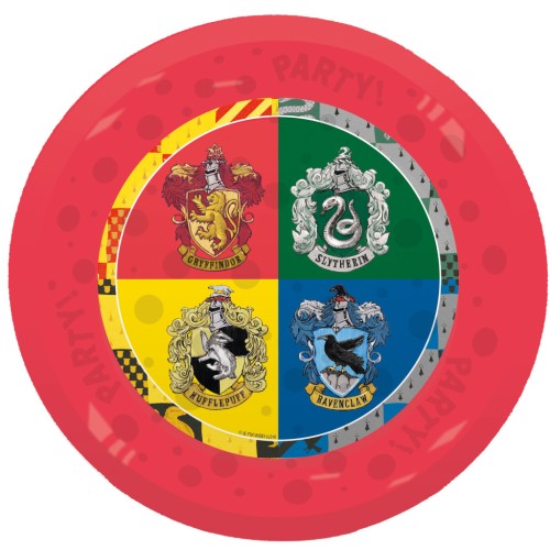 Harry Potter Hogwarts Houses mikro premium plastični krožniki 4 kosi komplet 21 cm Harry Potter Hogwarts Houses mikro premium plastični krožniki 4 kosi komplet 21 cm