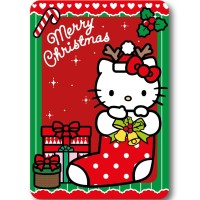 Odeja iz flisa Hello Kitty Holiday Cheer Christmas 100x140 cm