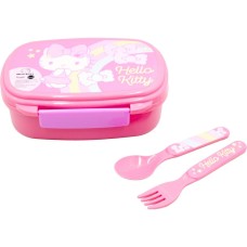 Škatla za malico Hello Kitty Unicorn + komplet jedilnega pribora Škatla za malico Hello Kitty Unicorn + komplet jedilnega pribora