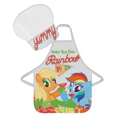 Otroški predpasnik My Little Pony Rainbow Pizza, 2-delni komplet Otroški predpasnik My Little Pony Rainbow Pizza, 2-delni komplet