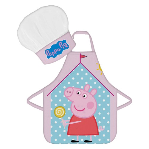 Otroški predpasnik Peppa Pig House, 2-delni komplet Otroški predpasnik Peppa Pig House, 2-delni komplet