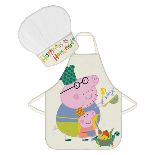 Otroški predpasnik Peppa Pig Shake, 2-delni komplet Otroški predpasnik Peppa Pig Shake, 2-delni komplet
