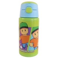 Stumble Guys All Day s slamico in kavljem 500 ml aluminijasta steklenica Stumble Guys All Day s slamico in kavljem 500 ml aluminijasta steklenica