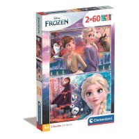 Disney Frozen Veter 2x60 kosov sestavljanka Clementoni