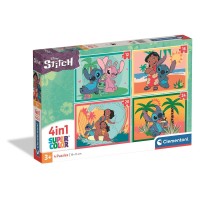 Disney Lilo and Stitch 4-v-1 sestavljanka Clementoni Disney Lilo and Stitch 4-v-1 sestavljanka Clementoni