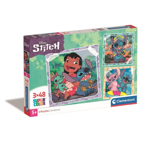 Disney Lilo and Stitch Glasba Igranje kitare 3x48 kosov sestavljanka Clementoni Disney Lilo and Stitch Glasba Igranje kitare 3x48 kosov sestavljanka Clementoni