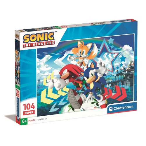 Sonic the Hedgehog Star, 104 kosov, Clementoni sestavljanka Sonic the Hedgehog Star, 104 kosov, Clementoni sestavljanka