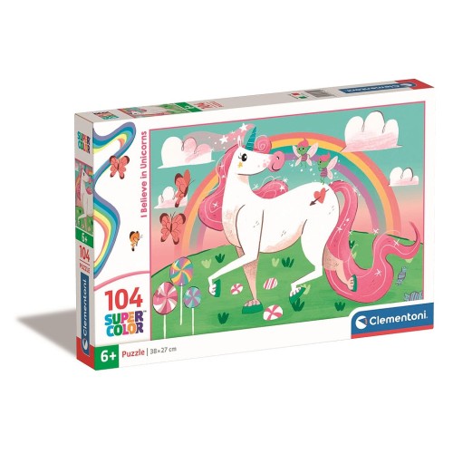 Unikornis Believe 104 delna puzzle Clementoni