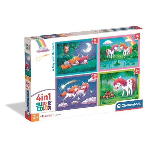 Unicorn za en dan 4 v 1 Clementoni sestavljanka Unicorn za en dan 4 v 1 Clementoni sestavljanka