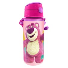 Disney Toy Story Lotso Aluminijasta steklenica s slamico in kavljem 600 ml Disney Toy Story Lotso Aluminijasta steklenica s slamico in kavljem 600 ml