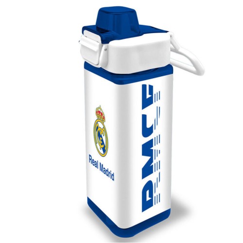 Real Madrid Hala kvadratna plastična steklenica s slamico 500 ml Real Madrid Hala kvadratna plastična steklenica s slamico 500 ml