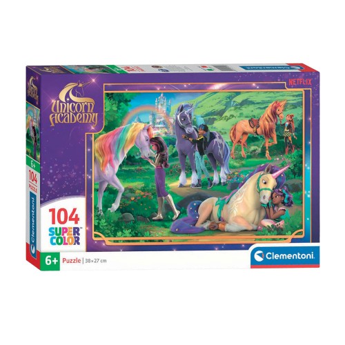 Unikornis Akadémia Meadow 104-delna sestavljanka Clementoni Unikornis Akadémia Meadow 104-delna sestavljanka Clementoni