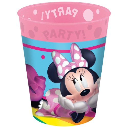 Minnie Mouse Makes Me Smile mikro premium plastični set 4 kosov 250 ml Minnie Mouse Makes Me Smile mikro premium plastični set 4 kosov 250 ml