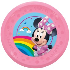 Disney Minnie Makes Me Smile komplet 4 mikro krožnikov iz vrhunske plastike , 21 cm