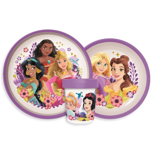 Jedilni set Disney Princess Pogumno srce, komplet iz mikro plastike Jedilni set Disney Princess Pogumno srce, komplet iz mikro plastike