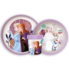 Jedilni set Frozen Journey, komplet mikroplastike
