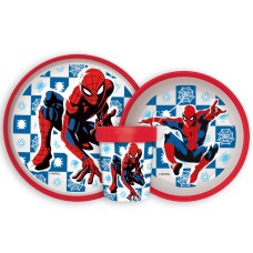 Jedilni set Spiderman Midnight Flyer, set iz mikro plastike Jedilni set Spiderman Midnight Flyer, set iz mikro plastike