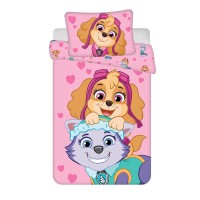 Otroška mala posteljnina Paw Patrol Girls Prijatelji komplet otroške posteljnine 100×135cm, 40×60 cm Otroška mala posteljnina Paw Patrol Girls Prijatelji komplet otroške posteljnine 100×135cm, 40×60 cm