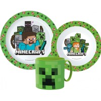 Jedilni set Minecraft Pixelcraft 265 ml