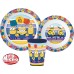 Jedilni set Minions, mikroplastika, s skodelico 260 ml Jedilni set Minions, mikroplastika, s skodelico 260 ml