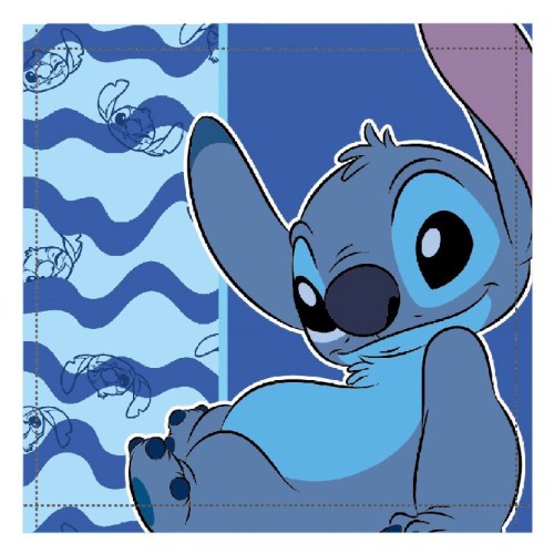 Brisača za roke in obraz Disney Lilo in Stitch Oceanski valovi 30x30 cm Brisača za roke in obraz Disney Lilo in Stitch Oceanski valovi 30x30 cm