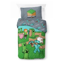 Posteljnina Minecraft 140x200cm, 70x90cm Posteljnina Minecraft 140x200cm, 70x90cm