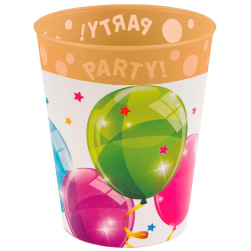 Komplet 4 mikro premium plastičnih kozarčkov Balloon Sparkling, 250 ml