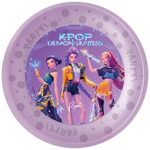 kpop Démonvadászok Honmoon mikro premium plastični komplet krožnikov za večerjo, 4 kosi, 21 cm kpop Démonvadászok Honmoon mikro premium plastični komplet krožnikov za večerjo, 4 kosi, 21 cm