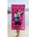 Kopalna brisača Disney Minnie Pink Star 70x140 cm