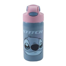 Disney Lilo in Stitch Nezemljan 626 aluminijasta steklenička s slamico in kavljem 500 ml Disney Lilo in Stitch Nezemljan 626 aluminijasta steklenička s slamico in kavljem 500 ml