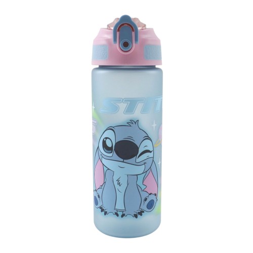 Disney Lilo in Stitch Nezemljan 626 plastična mat steklenička s slamico 600 ml Disney Lilo in Stitch Nezemljan 626 plastična mat steklenička s slamico 600 ml