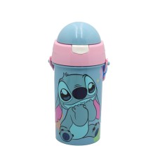 Disney Lilo in Stitch Nezemljan 626 plastična steklenica s slamico in kavljem 500 ml Disney Lilo in Stitch Nezemljan 626 plastična steklenica s slamico in kavljem 500 ml
