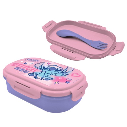 Škatla za malico Disney Lilo and Stitch Ta svet + komplet jedilnega pribora Škatla za malico Disney Lilo and Stitch Ta svet + komplet jedilnega pribora