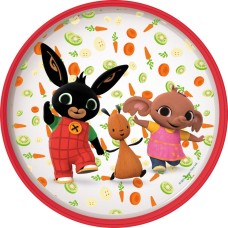 Nedrseči mikro krožnik za večerjo Bing Happy Carrots