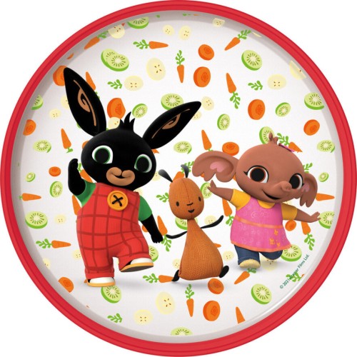 Nedrseči mikro krožnik za večerjo Bing Happy Carrots
