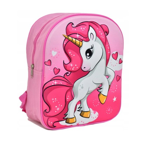 3D nahrbtnik Samorog Pink Fantasy, torba 30 cm 3D nahrbtnik Samorog Pink Fantasy, torba 30 cm