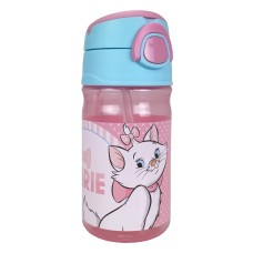 Disney Marie Dots plastična steklenička s slamico in kavljem 350 ml Disney Marie Dots plastična steklenička s slamico in kavljem 350 ml