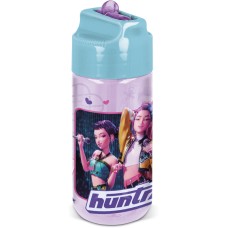 Demon Slayer kpop Stars Hydro plastična steklenica s slamico 430 ml Demon Slayer kpop Stars Hydro plastična steklenica s slamico 430 ml