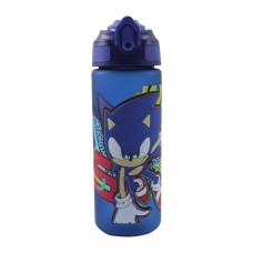 Sonic the Hedgehog Fast Lane plastična steklenica z matirano slamico 600 ml Sonic the Hedgehog Fast Lane plastična steklenica z matirano slamico 600 ml