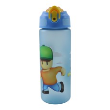 Stumble Guys Hat plastična steklenica z mat slamico 600 ml Stumble Guys Hat plastična steklenica z mat slamico 600 ml